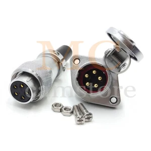 WEIPU WS20 10A 5Pin Plug Socket Aviation Connectors,Industrial Power Connector - Picture 1 of 8