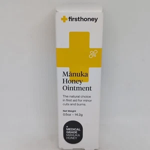 Pomada estéril de miel de Manuka First Honey para quemaduras menores, heridas, cortes 0,5 oz - Imagen 1 de 4