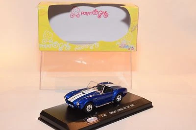/ POTATO CAR SHELBY COBRA 427 S/C 1965 BLU METALLIZZATO COME NUOVA CON SCATOLA - Immagine 1 di 4