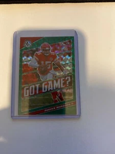 Patrick Mahomes II 2020 Panini Mosaic Got Game? Green Prizm SP #GG16 - KC Chiefs - Picture 1 of 2