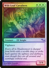 Wilt-Leaf Cavaliers FOIL Shadowmoor HEAVILY PLD Uncommon CARD ABUGames