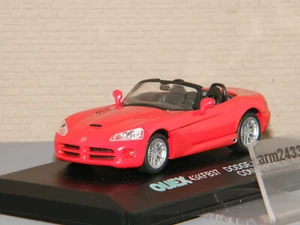 DÉSTOCKAGE : DODGE VIPER SRT/10 CONVERTIBLE 2003 ROUGE OLIEX 1/43 Réf 43KFB37S - Imagen 1 de 5