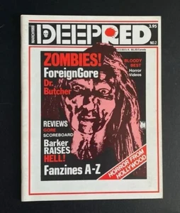 Deep Red Magazine - Fantaco Magazine - Issue 2 - March 1988 Vintage Horror - Picture 1 of 2