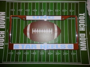 UNC North Carolina Tar Heels chrome License plate frame NEW VTG NCAA - Picture 1 of 8