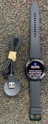 Samsung SM-R890 Classic Watch 4 46mm Black Smartwatch (GAL156382) - Image 1 of 4