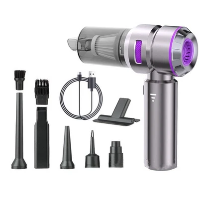 Cordless Handheld Vacuum Cleaner 22000PA Rechargeable with Attachments and Case - Image 1 of 4