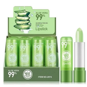 12 Pack Aloe Vera Lipstick, Long Lasting Nutritious Lip Balm Lips 12 Pcs - Picture 1 of 7
