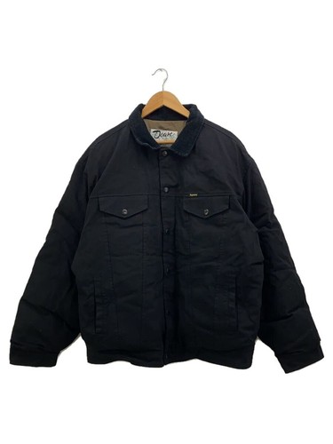 Giacca camionista Supreme × Schott piumino tela nero XXL usata
