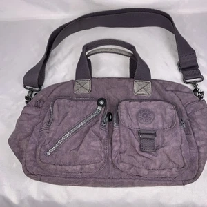 Kipling SASHA Large Lavender Tote Carry-on Shoulder Bag Handbag Travel - Picture 1 of 24
