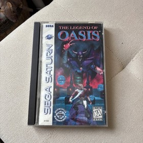Legend of Oasis (Sega Saturn, 1996) CD & Case
