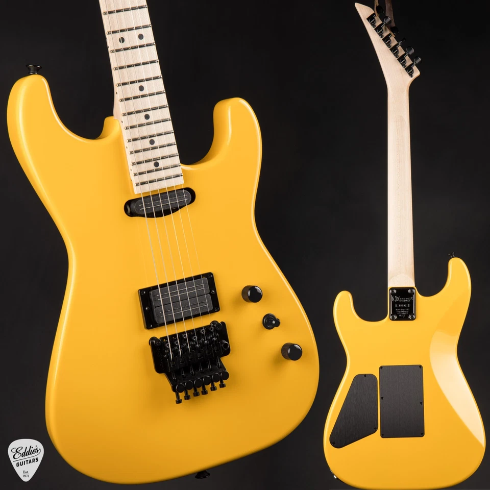Charvel USA Custom Shop San Dimas HS Floyd Rose - Taxi Cab Yellow - Image 1 of 4
