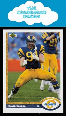 Kevin Greene 1991 Upper Deck #162 HOF Los Angeles Rams - Image 1 of 2