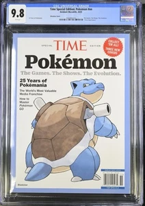 Time Special Edition Pokemon 2025 Blastoise Cover CGC 9.8 First Print - Picture 1 of 2