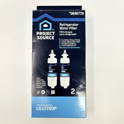 Project Source Refrigerator Water Filter L-3-2 Fits LG LT700P 2-Pack ---#3846779 - Image 1 of 4