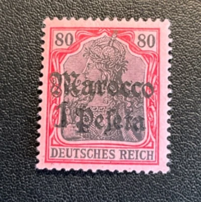 Stamps German Offices in Morocco Scott #41 hinged - Image 1 of 2