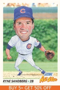 Ryne Sandberg #774 1992 Score Chicago Cubs Baseball - Picture 1 of 2