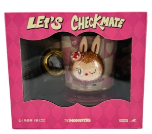 (NEW) POP MART LABUBU THE MONSTERS Let's Checkmate Series Mug Pink Authentic US - Picture 1 of 4