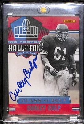 2013 Panini Class of '13 Curley Culp HOF Auto - Image 1 of 2