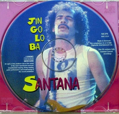 Santana Jin-Go-Lo-Ba CD Denmark Digimode 1996 picture CD with rear insert RM1519 - Image 1 of 2