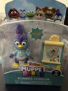 NEW Disney Junior Muppet Babies Summer Penguin Poseable Figure & Easel Playset - Picture 1 of 6