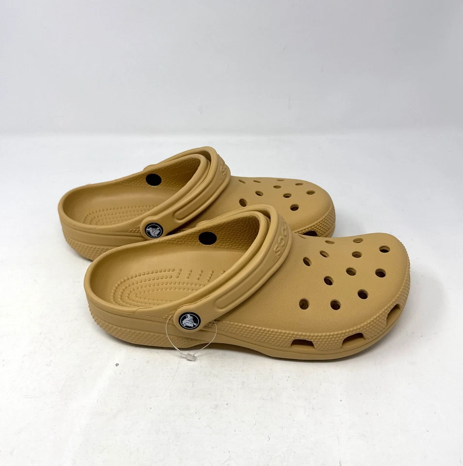 Crocs Classic Clogs Slip On Water Wheat Beige Size Mens 13 10001-209