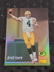 BRETT FAVRE REFRACTOR 1999 Topps Stadium Club Chrome HOF Football Card #62 - Picture 1 of 14