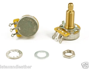 1 CTS® 550K AUDIO TAPER POT 9% TOLERANCE LONG SHAFT FOR CARVED TOP LES PAUL 500K - Picture 1 of 1