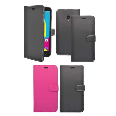 Case For Alcatel U5 Wallet Flip PU Leather Stand Card Slot Mobile Phone Cover - Image 1 of 3