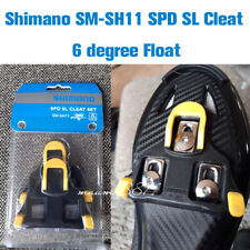 Genuine Shimano SM-SH11 SPD SL Cleat Set 6 degree Float Road Bicycle Pedal Cleat