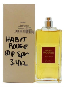 GUERLAIN HABIT ROUGE EAU DE PARFUM NATURAL SPRAY 100 ML / 3.4 FL.OZ. (T) - Picture 1 of 1