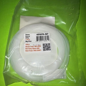 Protopasta Filament White Opaque HTPLA 1.75mm, 1 00g Spool 3d Printer Filament - Picture 1 of 3