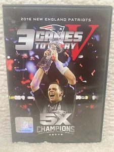 3 Games to Glory V 2016 New England Patriots NFL Football 5x Champions [DVD] - Picture 1 of 2