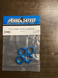 Team Associated - 81082 - 17mm Wheel Nuts - Blue - Aluminum - (4 Pcs) - New - Picture 1 of 2