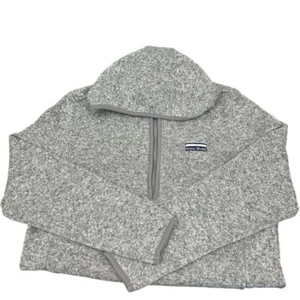 Penn State Heathered Gray Half Zip Hooded Pullover Sweater Men Size Small - Picture 1 of 8