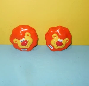 Pair of Little Tikes Lion Head Tunes Music Clickers Toddler Musical Instruments - Picture 1 of 2