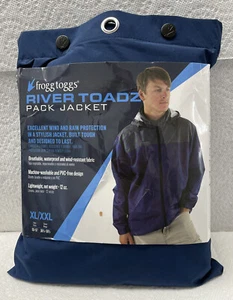Men's Rainwear frogg toggs® RIVER TOADZ Pack Jacket Stylish 2-Tone Lightweight - Picture 1 of 6
