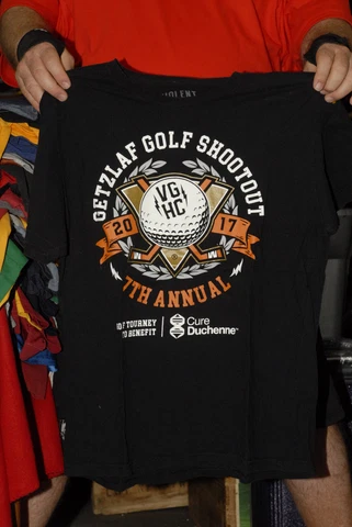 Ryan Getzlaf Golf shootout t shirt anaheim Mighty Ducks XL Violent Gentlemen Cover