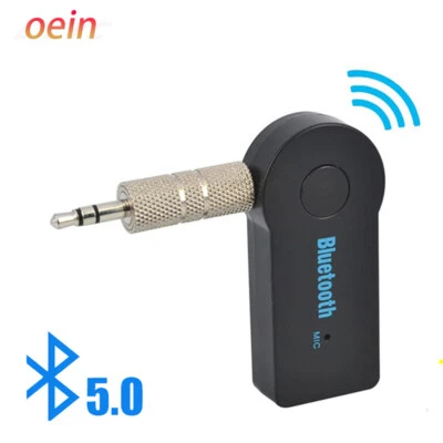 2 in 1 Wireless Bluetooth 5.0 Receiver Transmitter Adapter 3.5mm Jack Car Music - Image 1 of 4