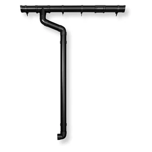 Halbrund Dachrinne 65mm Typ250 | Set bis 6x350cm | 6-Eck Pavillon Gartenhaus PVC - Bild 1 von 8