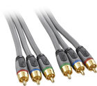Rocketfish - 8' Component Video Cable - Gray Model: RF-G1208 - FREE SHIPPING