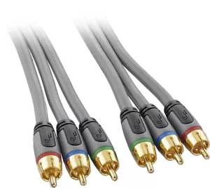 Rocketfish - Cavo video 8' Componente - Grigio Modello: RF-G1208 - SPEDIZIONE GRATUITA - Foto 1 di 1