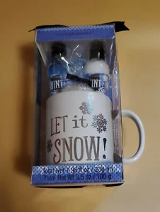 Let It Snow Jumbo 5 Piece Mug, Body Lotion, Body Wash, Bath Salts, Scrubbie, New - Picture 1 of 6