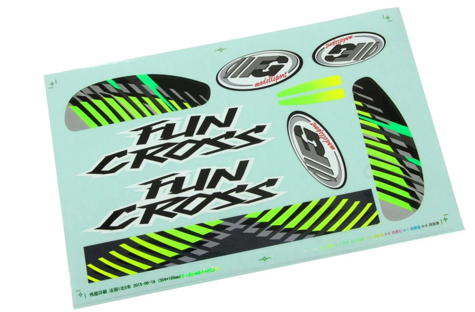 FG Fun Cross Dekorbogen - 6154/02 - Decal set - Bild 1 von 1