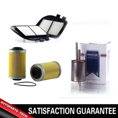 发动机机油+燃料+空气过滤器 3x 适用于 2004 - 2007 2008 2009 凯迪拉克 SRX V6 3.6L — 第 1/4 张图片