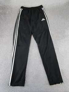 Adidas Track Pants Youth XL Climawarm Black & White Taper Leg Training - Picture 1 of 14