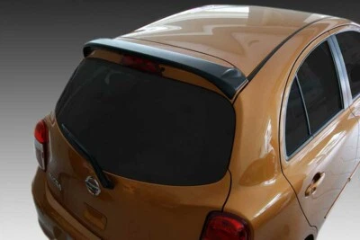REAR ROOF SPOILER FOR NISSAN MICRA K13 (2011-2017) PU UNPRIMED - Image 1 of 2