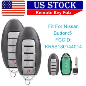 2 For 2016 2017 2018 Nissan Altima Maxima Keyless Smart Remote Car Key Fob - Picture 1 of 9
