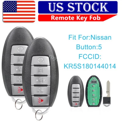 2 For 2016 2017 2018 Nissan Altima Maxima Keyless Smart Remote Car Key Fob - Image 1 of 4