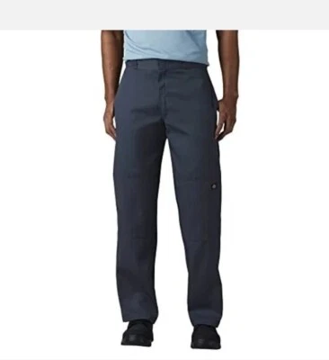 Pantalones de trabajo Dickies negros holgados 36 X 34 para hombre nuevos con etiquetas Foto 1 de 4