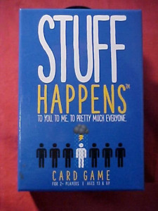 Stuff Happens! Card Game! Goliath Games PG age13+, 2+ players great Family Fun